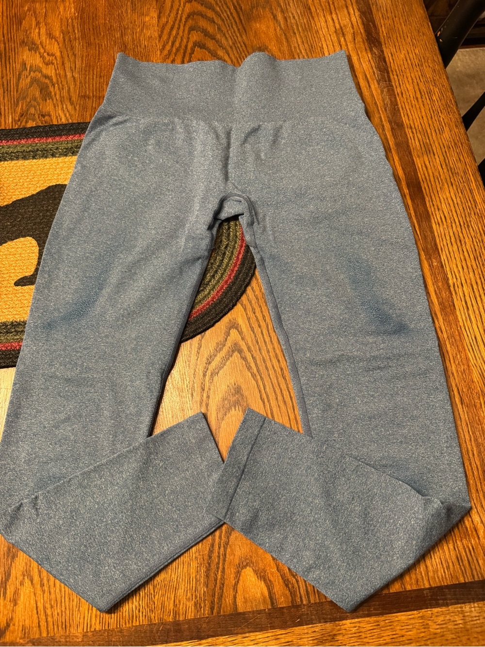 NVGTN Heathered Slate Blue High-Waist Leggings